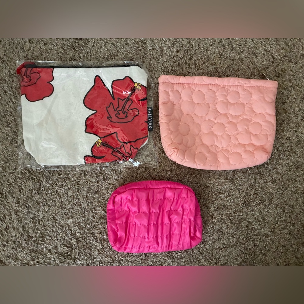 New - Set of Three (3) - Cosmetic Bags